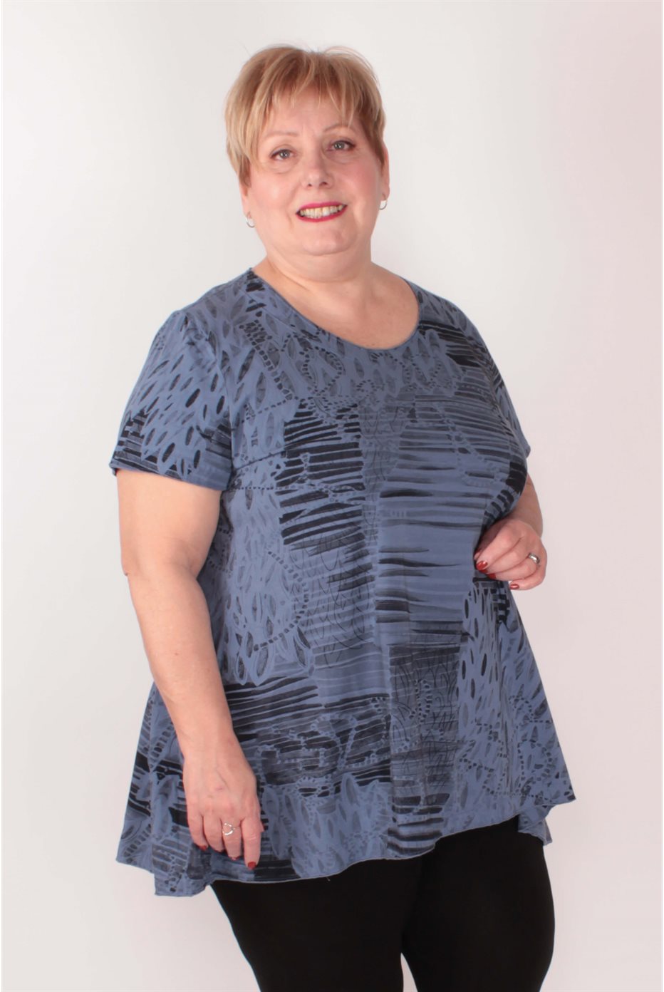 Nova Blue Cotton Tunic